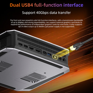 คอมพิวเตอร์ CPU 16 คอร์ Radeon 8060S GPU 128GB LPDDR5 2TB PCIe 4.0 SSD WiFi 7 USB4 เดสก์ท็อปมินิเวิร์กสเตชัน - Product Image 5