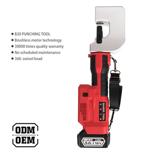 10ton 6.5-20.5 mét lỗ tròn thép không gỉ <span class=keywords><strong>Lithium</strong></span> Battery Powered thủy lực kim loại đấm công cụ 100kn CE được phê duyệt - Product Image 5