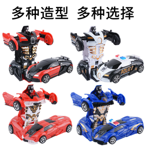 <span class=keywords><strong>Voiture</strong></span> <span class=keywords><strong>jouet</strong></span> transformatrice en un clic pour enfants figurines de <span class=keywords><strong>voiture</strong></span> de déformation de collision en plastique pour stimuler l'intelligence du garçon - Product Image 4