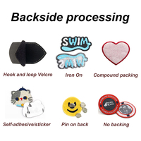 Patchs brodés personnalisés, patchs brodés 3D pour vêtements, patch brodé