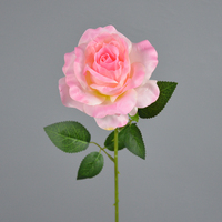 Großhandel Hochzeit dekorative Pflanzen große Seide Rose künstliche Blumen köpfe für Hotel Hochzeit Dekor