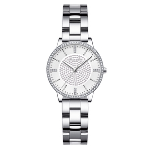 Montres de luxe <span class=keywords><strong>Hannah</strong></span> Martin 9084 avec cadran rose en diamant, bracelet en acier inoxydable, nouvelles montres à quartz pour femmes - Product Image 3