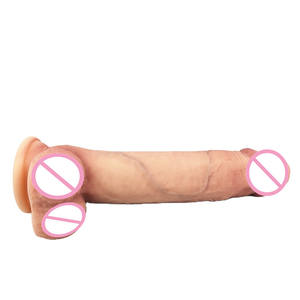 Weibliche feste künstliche Dildos gleiten gefälschten Penis Frauen Mann Masturbation tragbare realistische natürliche Silikon Dildo Anal Sex spielen - Product Image 2
