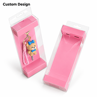 Boîte en PVC pliable écologique personnalisée, boîte cadeau transparente en plastique pour porte-clés, jouet, tasse à café, accessoires, artisanat