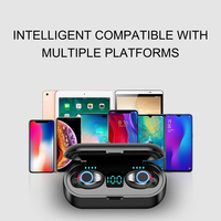 Écouteurs sans fil Bluetooth 5.0 Tws F9, casque, oreillettes avec affichage Led, Power Bank, nouveau,