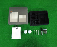 Accessoires de Golf personnalisés, coffret cadeau d'affaires, avec boules, t-shirt, marqueur de boule, stylo et serviette, 50 pièces
