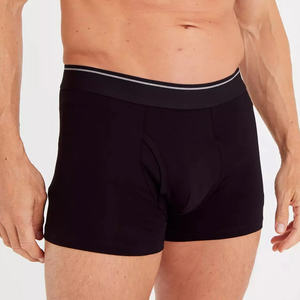 Boxers en coton pour hommes, sous-vêtements doux, tissu respirant, ceinture élastique, confortables pour la détente et le sommeil, OEM/ODM - Product Image 2