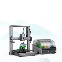 Printer 3D Desktop Kecepatan Tinggi Pencetakan 3D Otomatis Multi Warna Auto-Leveling Cerdas CFS FDM Creality Hi Combo Printer 3D