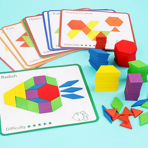 <span class=keywords><strong>Puzzle</strong></span> in legno con riconoscimento a forma di 155 pezzi di grandi dimensioni per bambini, - Product Image 3