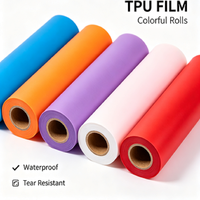 Rouleau de film TPU coloré sur mesure, feuille de polyuréthane thermoplastique, membrane flexible imperméable pour la lamination de tissus textiles
