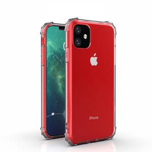 Custodia per Telefono Antiurto in TPU Trasparente per iPhone 15 14 13 12 11 Pro Max X XR XS 7 8 Plus, Cover Posteriore Trasparente con Bordo in Silicone - Product Image 3