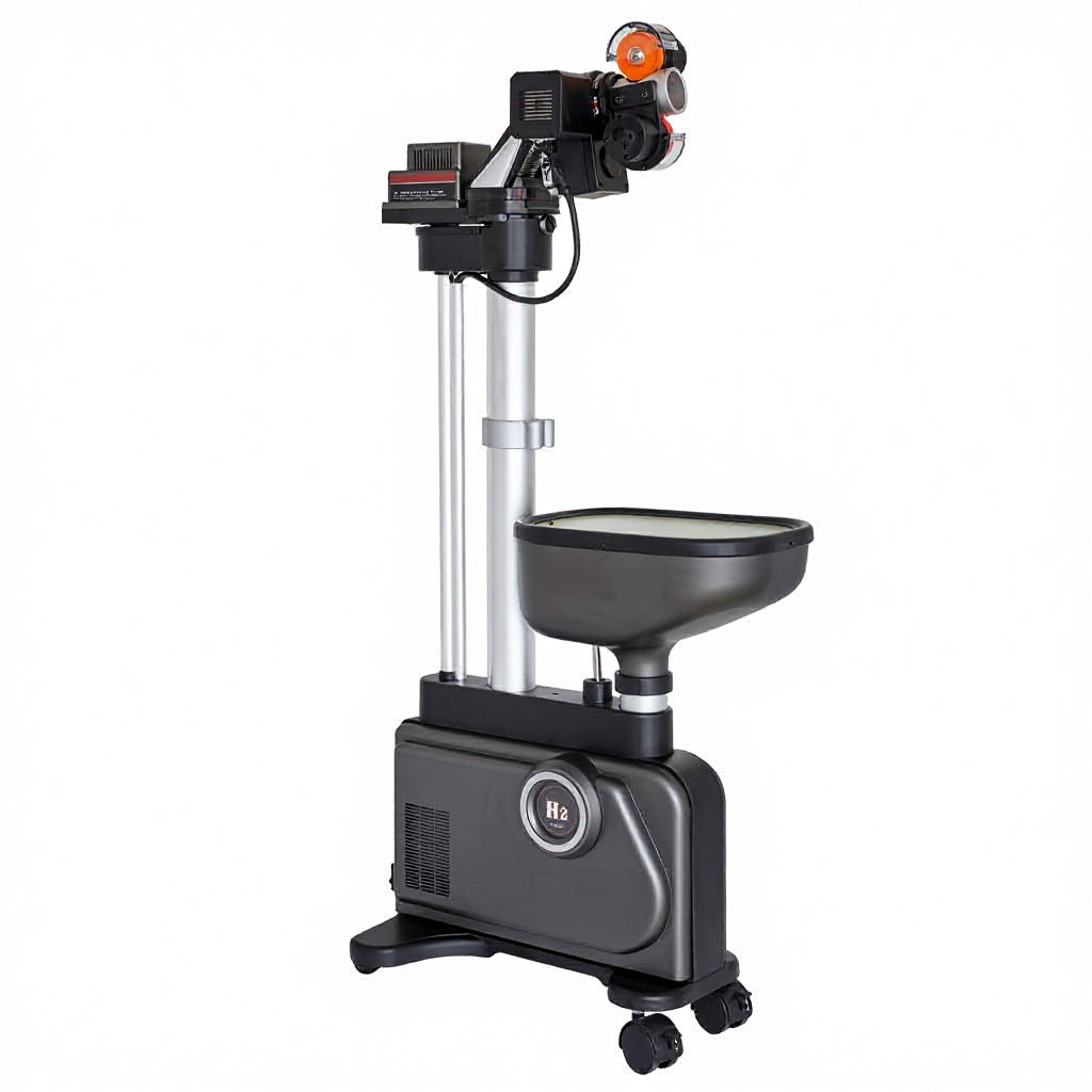 Ted's New Table Tennis Voice Control Tee Machine V-989H2 Aluminum Alloy Frame Intelligent Programming Automatic Operation