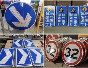 Fabricant de panneaux directionnels à LED solaires, panneaux de signalisation routière à LED, panneaux d'avertissement de <span class=keywords><strong>direction</strong></span> pour la sécurité routière - Product Image 4