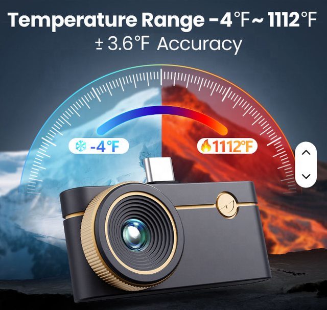 P3 Thermal Imaging Camera X³IR Resolution PCB Phone Repair600c High Temp Range for IPhone & Android Phone Thermal Camera