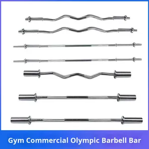 Yimai Ao Spring Steel Barbell for Gym Fitness-Straight &amp; Curved <strong>Bench</strong> <strong>Press</strong> Weightlifting <strong>Bar</strong> 2.2m/1.8m/1.2m - Product Image 2