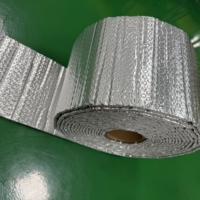 Rouleau de feuille isolante thermique réfléchissante à double bulle 8*20mm, barrière radiante de qualité industrielle pour entrepôt et surface carrée