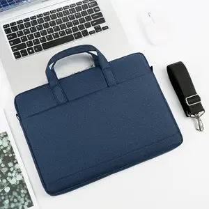 Borsa per Laptop espandibile grande da 15.6/17.3 pollici borsa per Notebook impermeabile per Macbook Air 13 valigetta a tracolla per Computer