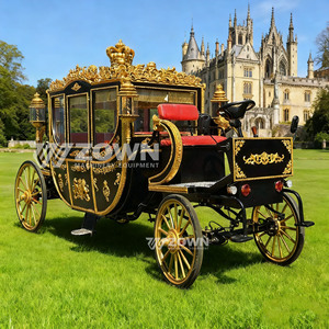 European Different Styles Royal Horse Carriage Wedding Carriage for Sale Wedding Horse Carriages for sale - Product Image 4
