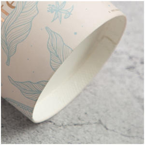 Gobelets à soupe jetables en papier kraft blanc personnalisés avec couvercles en papier, bols en papier pour crème glacée - Product Image 5