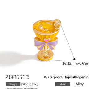 Summly <span class=keywords><strong>Cartoon</strong></span> Sneeuwpop Bel Hanger Legering Diy Waterdichte Rommel Hoesjes Charmes Mode Sieraden Accessoires - Product Image 2