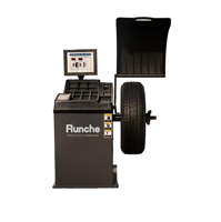 Machine à changer les pneus manuelle Runche R-FC avec bras d'assistance et équilibreuse combinée, force de démontage de la goupille 2500 kg, diamètre de roue max. 1040 mm - Vente chaude
