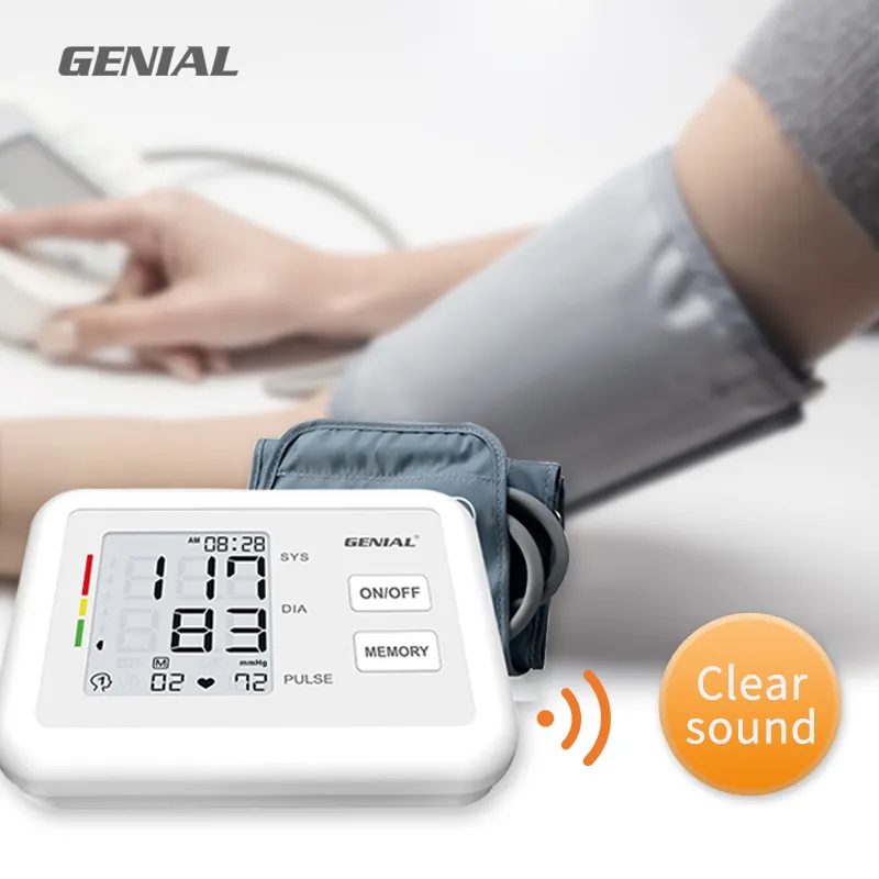 Good Quality Arm Type Digital Digital Electronic Blood Pressure Monitor With Voice Function BP Monitor
