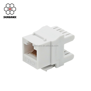 Toolless <span class=keywords><strong>Keystone</strong></span> <span class=keywords><strong>Jack</strong></span> 180 độ cat6A - Product Image 2