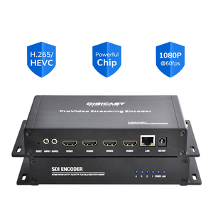 Codificador IP HDCP de 4 <span class=keywords><strong>Canales</strong></span> para Radiodifusión y Televisión H.264/H.265 con Gestión HLS/RTMP Basada en Web - Product Image 3