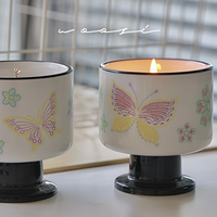 Bougie parfumée MW de qualité supérieure, faite à la main, réutilisable, durable, écologique, en cire de soja, pilier aromathérapeutique, cadeau de Noël pour la maison