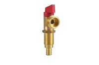 Robinet à bille MHT F1807 de 1/2 pouce pour raccord PEX de 3/4 pouce pour machine à laver