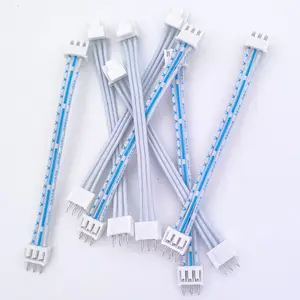 Professional custom terminal wiring harness electronic wire processing UL2468-24AWG white India wiring harness
