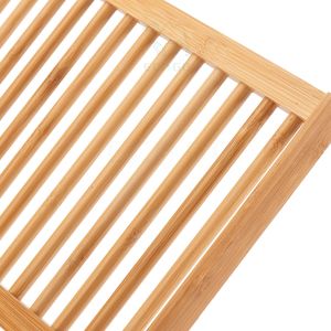 Organizador de zapatos de madera de bambú independiente apilable de 3 niveles con asa - Product Image 5