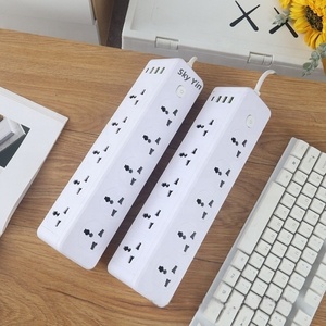 가정용 산업 병원용 양면 플러그 맞춤형 멀티 포트 서지 프로텍터 6 8 10 소켓 콘센트 연장 코드 전원 스트립 - Product Image 4