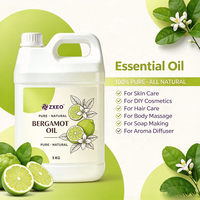 Huile de Bergamote Multi-Usages 100% Pure Pressée à Froid Huile Essentielle Naturelle d'Agrumes pour Massage Soins de la Peau Fabrication de Savon Aromathérapie