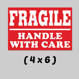 In Ấn Tùy Chỉnh Cuộn Giấy Dính Nhãn <span class=keywords><strong>Carton</strong></span> Nhãn Thủy Tinh Mỏng Manh Với Nhãn Cảnh Báo Chăm Sóc - Product Image 2