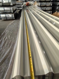 Panneau en acier ondulé, revêtu de zinc, tôle <span class=keywords><strong>ondulée</strong></span> galvanisée pour <span class=keywords><strong>bardage</strong></span> mural et toiture - Product Image 6