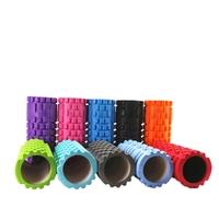Rouleau en mousse PVC YIMI à double texture pour massage musculaire, récupération des tissus profonds, yoga et exercices à domicile