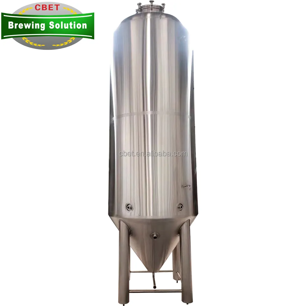 2000L 3000L 4000l stainless steel alcohol ethanol beer brewing equipment conical fermenter fermentation tank supplier