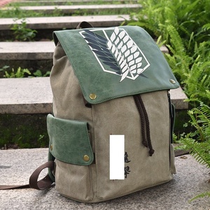 กระเป๋าเดินทางขนาดใหญ่จุของได้เยอะสำหรับวัยรุ่นลายการ์ตูนอนิเมะโจมตีแบบไททันส์ - Product Image 5