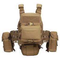 Équipement d'entraînement extérieur personnalisé, porte-plaque utilitaire camouflage, multifonctionnel, à libération rapide, en nylon Molle, gilet tactique avec poche pour chargeur