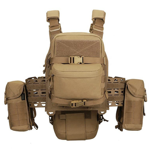 Gilet Tattico Multifunzionale Personalizzato per Addestramento all'Aperto, Porta Piastre Mimetico con Sgancio Rapido in Nylon Molle e Tasca per Caricatore - Product Image 3