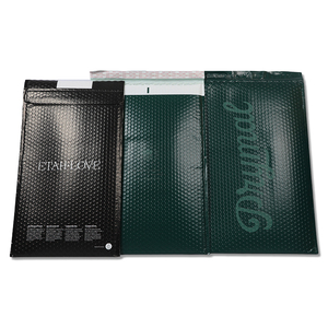 Envío acolchado personalizado Mailer impreso burbuja Mailer bolsa negro mate compostable pequeño gran sobre embalaje Mailer