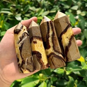 Wholesale <b>Top</b> Quality <b>Bohemian</b> Style Polished Natural Septarium Point Crystal Tower for Unique Home Decor and Holiday Gifts - Product Image 3