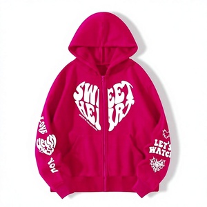 Sudadera con Capucha Rosa, Corte Regular, Informal, Tejido de Rizo Francés, 100% Algodón, Logotipo Personalizado, Unisex, Ropa de Otoño - Product Image 6