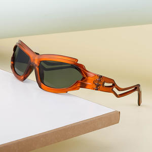 Lunettes de soleil personnalisées style Y2K punk pour femmes, verres polarisés UV400 en PC, pour le cyclisme en extérieur, la conduite, les sports, tendance Instagram - Product Image 2