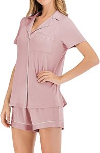 Conjunto de ropa de <span class=keywords><strong>dormir</strong></span> de Modal para mujer al por mayor-Pijamas suaves y transpirables Lounge Wear Pijamas de viscosa para la comodidad del hogar de verano - Product Image 4