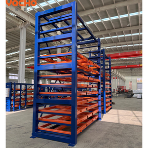 Rak Balok Tugas Berat Tipe Laci Khusus yang Tahan Lama dengan Lapisan yang Dapat Disesuaikan dan Roda untuk Penyimpanan Plat Besar - Product Image 2
