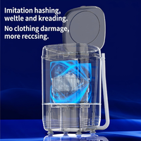 Mini-lave-linge portable électrique à chargement par le haut, corps en plastique, semi-automatique, pour usage domestique