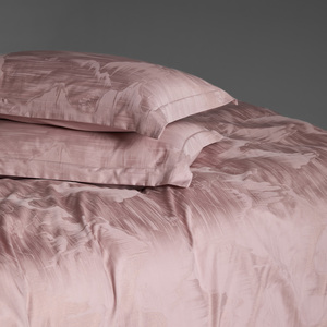 Set di Quattro Pezzi in Cotone a Fibra Lunga e Seta Jacquard Sette Colori: Lenzuola, Federe, Copripiumino - Product Image 3