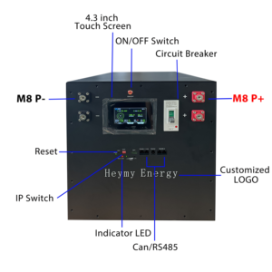 แบตเตอรี่ Heymy Energy EU Stock 51.2V 30kWh 628Ah Lifepo4 DIY กล่องแบตเตอรี่สำหรับ<span class=keywords><strong>เซลล์</strong></span>แบตเตอรี่ MB56 E VE สำหรับเก็บพลังงานภายในบ้าน - Product Image 2